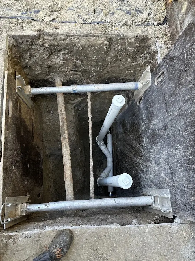 Experienced plumber completing Gas Line Repair work in Brodhead